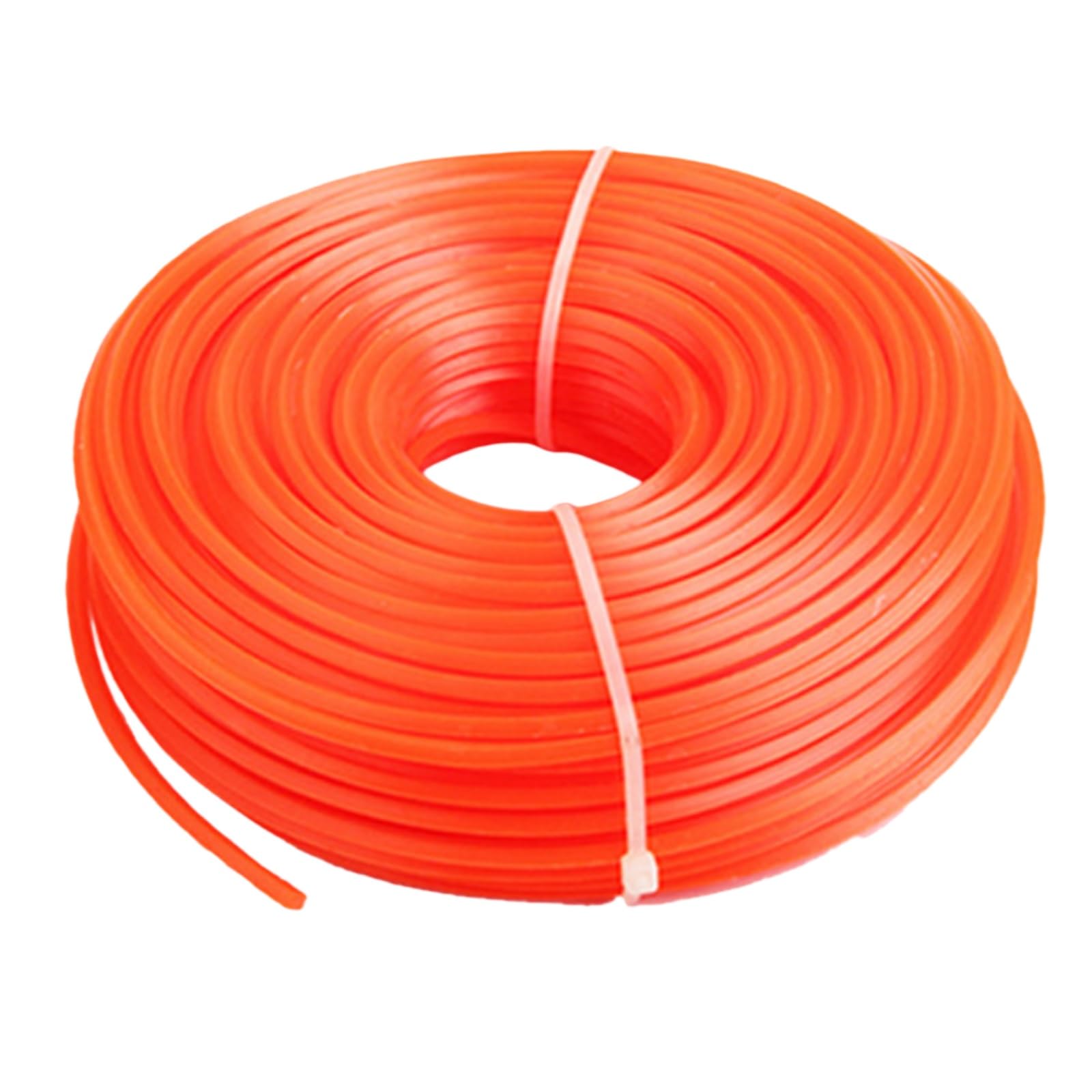 1 Rotolo Filo Nylon Universale per Decespugliatore e Strimmer - Misure: 2mm, 2.4mm, 2.7mm, 3mm, 4mm - Forma Tonda e Quadrata - Accessorio Resistente per Giardino