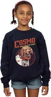 Absolute Cult Guardians of The Galaxy Vol. 3 Girls Cosmo Space Dog Sweatshirt