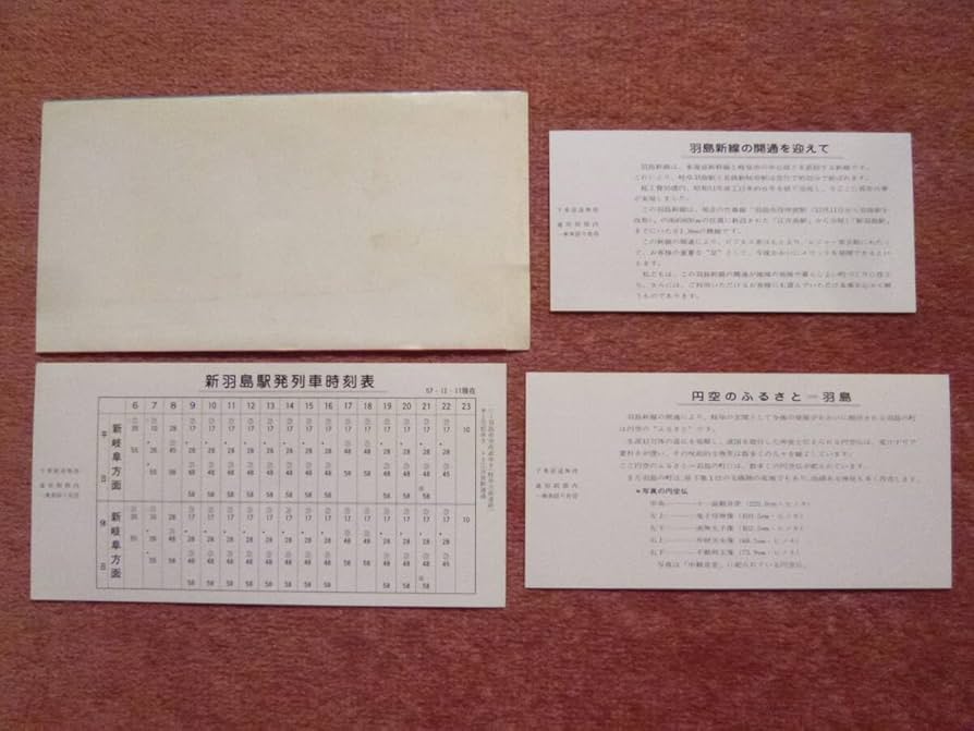 【名鉄　岐阜市内・田神線（廃線）】使用済硬券乗車券　羽島→長良北町、忠節等 名鉄 岐阜市内・田神線（廃線）】使用済硬券乗車券 羽島→