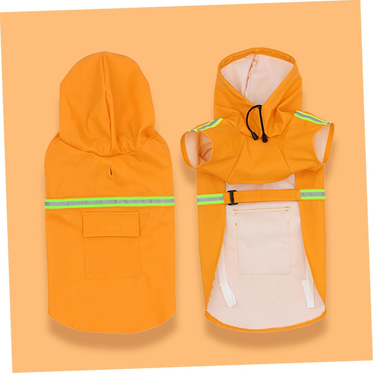 Manteaux de Pluie imperméables pour Chien, imperméable pour Chien, 2 pièces, imperméable pour Chien, imperméable pour Chiot, Vestes de Pluie pour grands Chiens,
