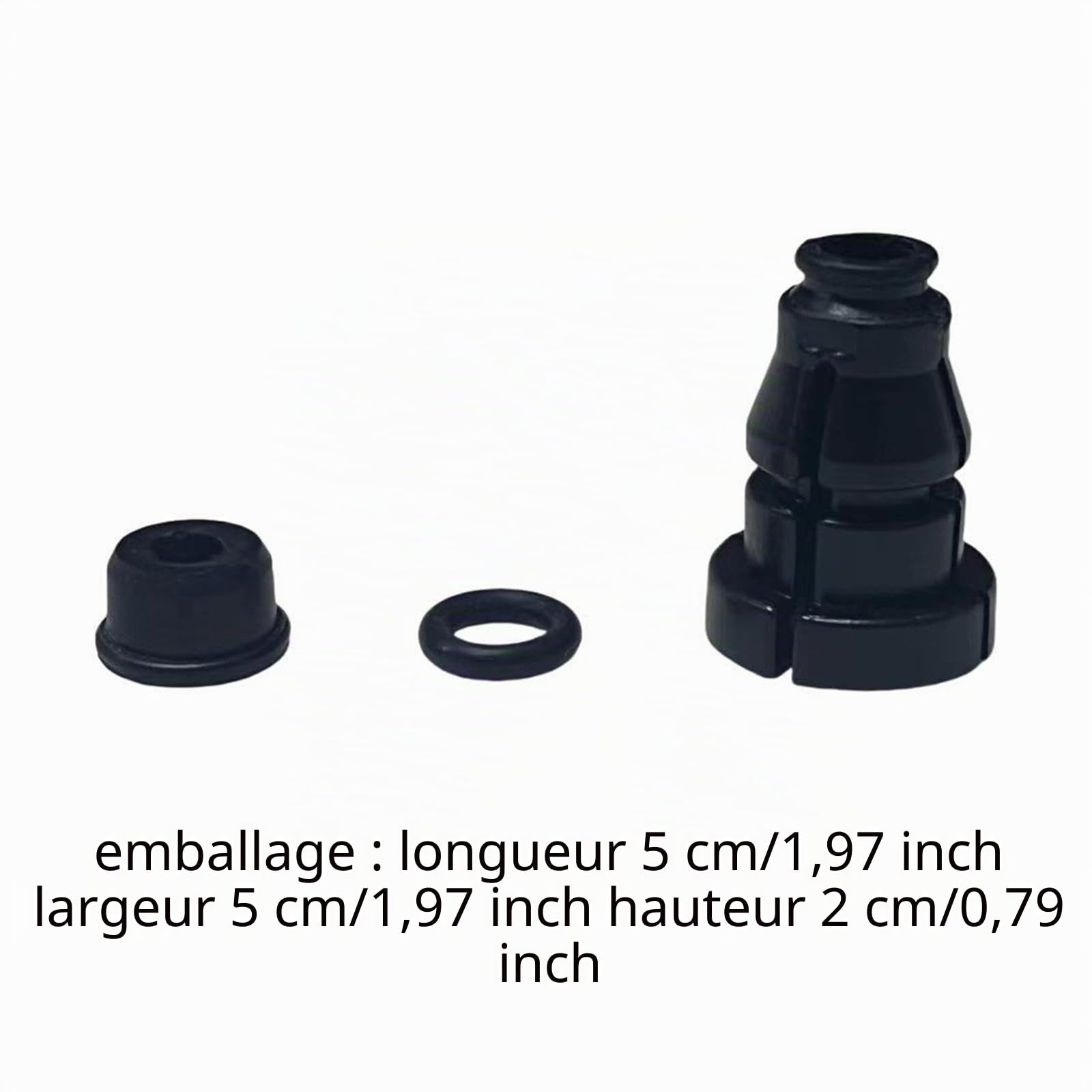 F Fityle Joint de Raccord de Tuyau de Maître-Cylindre Esclave d'embrayage de Frein 1K0798741, Raccords de Remplacement Légers, Joint d'Étanchéité Cylindre Maître d'embrayage, Installation Directe