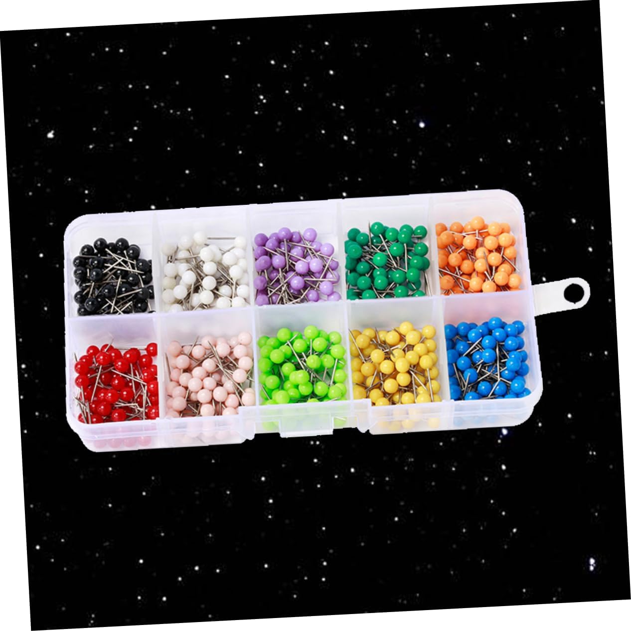 ARTIBETTER 1500 Pcs 4mm Straight Quilting Pins Set Pearlized Pins for Dressmaking Craft Pearl DIY Jewelry Decoration