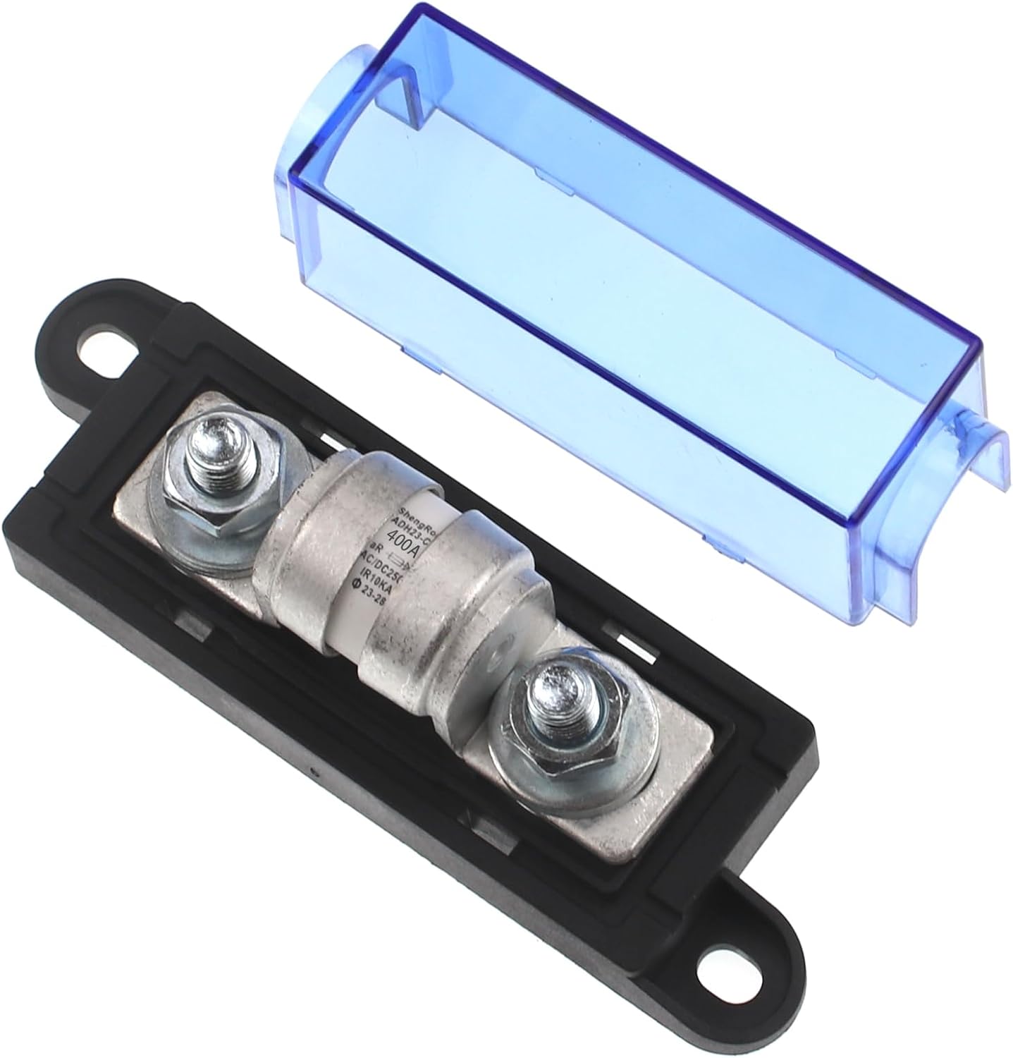 ZOOKOTO 150VDC IR10KA Fuse Block 400A Class T Fuse Holder with 400 amp, Fits for Inverters and High- Power Appliances in Marine Boats, Cars, Trucks, RVs