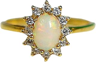 Ethiopian Opal Ring, Fire Opal Ring, 14k Solid Gold Ring, Opal Engagement Ring, Bohemian Ring, Opal Gold Ring, Victorian Ring, Gift For Her