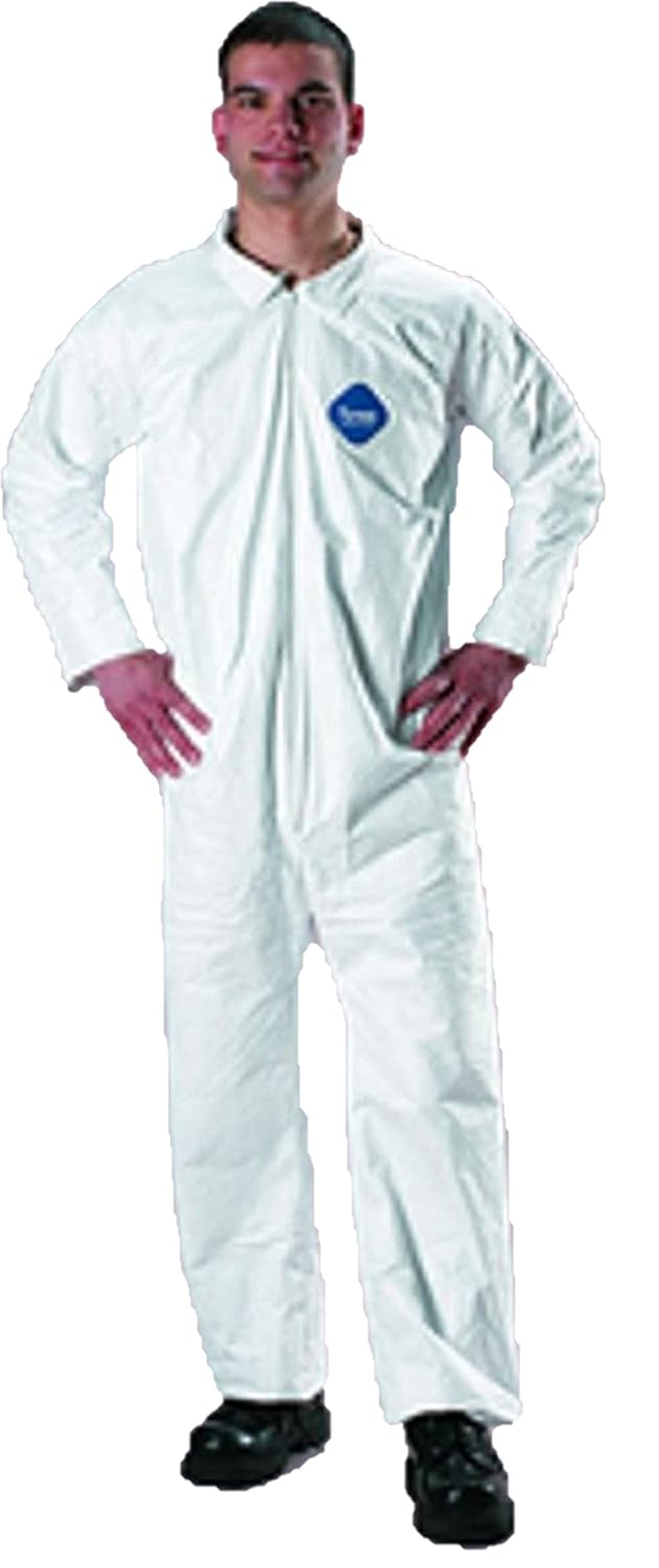 Tyvek Coveralls Standard Suit with Zipper Front (25 per case) Size