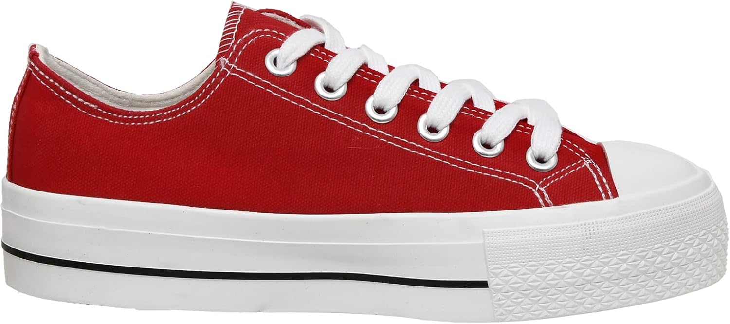 CUSHIONAIRE Women's Vince Low top Canvas Sneaker +Memory Foam