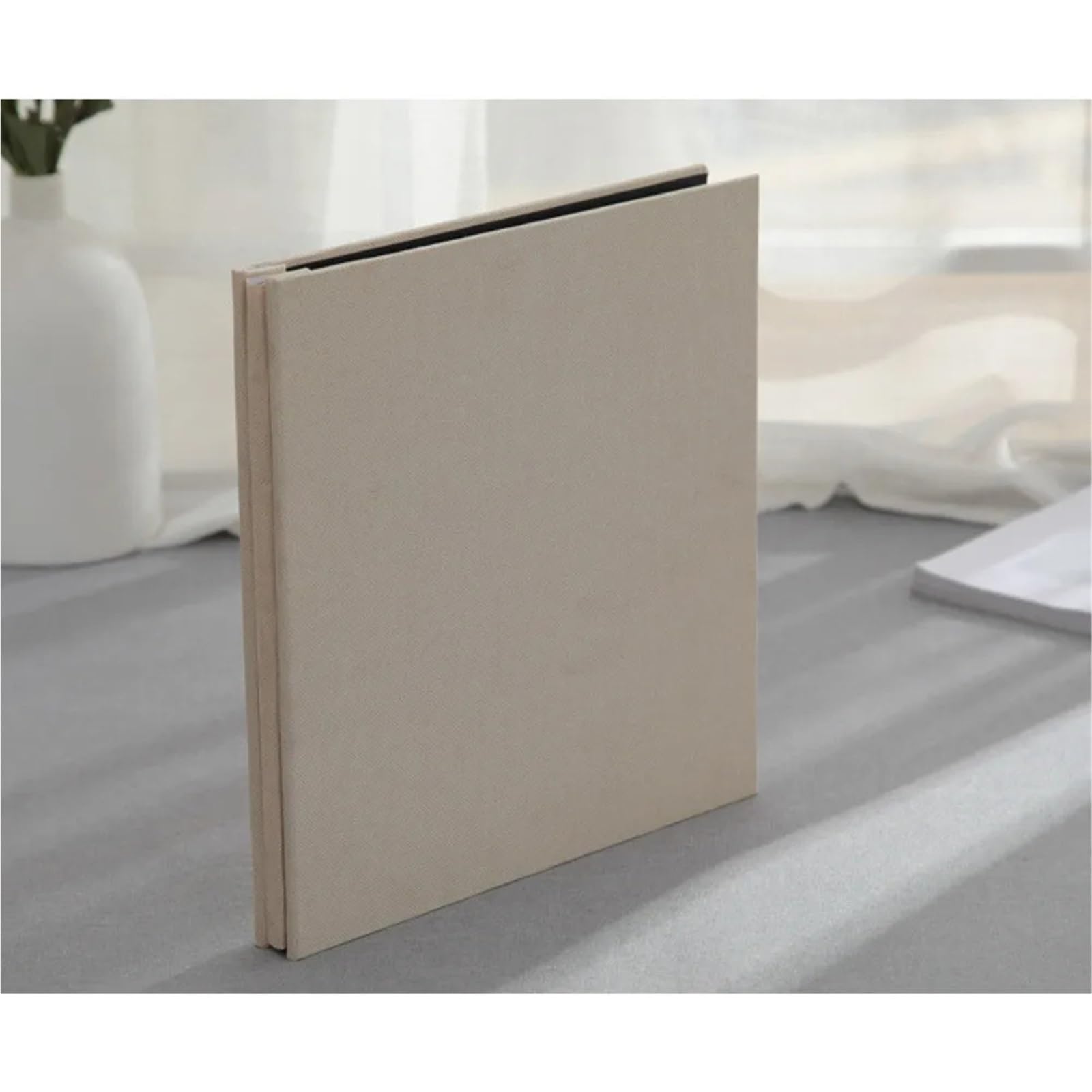 Album De Fotos Almacenamiento de fotografías, álbum recortes, estuche for fotos, marco for niños(Dark Gray)