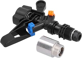 WNSC Irrigador de quintal, aspersor de grama, rotação de 360°, durável, automático, rosca macho G1/2 para uso externo para gramado para estufa