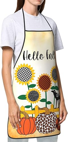 Miniatura 9 de Delantales de celebración navideña para Halloween, Acción de Gracias, Navidad, delantal de cocina para cocinar a la parrilla, delantal con babero