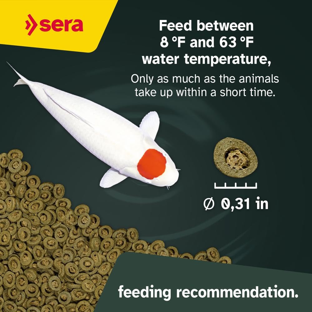 sera koi Professional Spring & Fall 2,2 KG | alimento para Kois, fácil de digerir, para temperaturas Inferiores a 17 °C | gránulos flotantes | refuerza el Sistema inmunitario