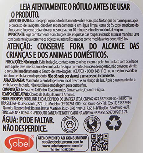 Suprema Amaciante Expressão De Carinho, Lilás/ Branco, 2L