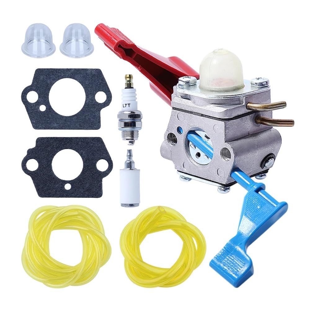 Accesorios Kit de carburador Compatible con soplador de Hojas FL1500 FL1500LE, desbrozadora de Gasolina, Junta, línea de Combustible, cebador.