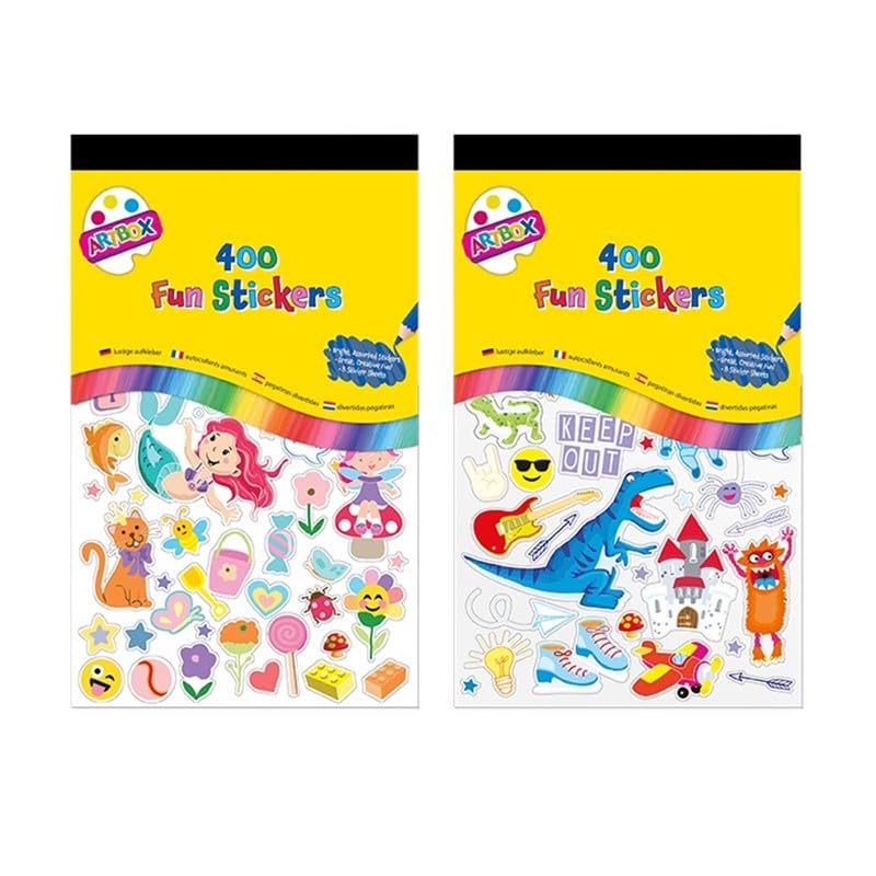 ZOPPER 800 Fun Stickers, Boy & Girl, Assorted Decorative Sticker Pack