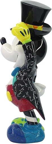Miniatura 2 de Enesco Disney by Britto - Figura de Mickey Mouse con sombrero superior, 8.07 pulgadas, multicolor