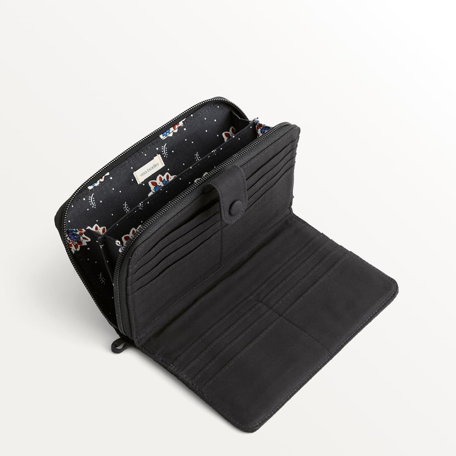 womens Premium Cotton Large Tab Wallet - Image 2