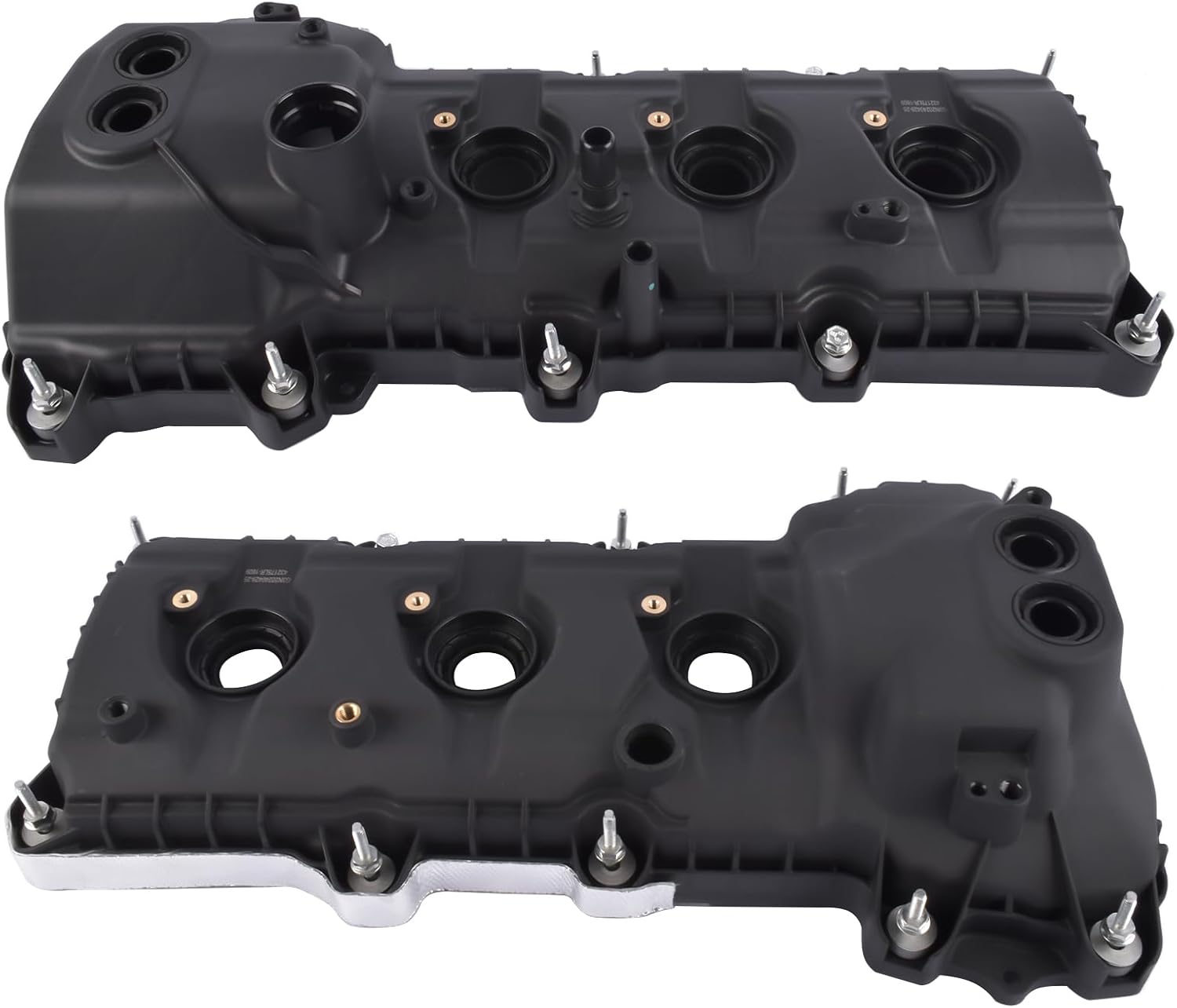 Left + Right Valve Covers W/Gaskets Replacement for Ford Edge F-150 Flex Mustang Taurus Transit Lincoln Continental MKS MKT MKZ 2012-2019#BR3Z-6582-H BR3Z-6582-M Mixizap