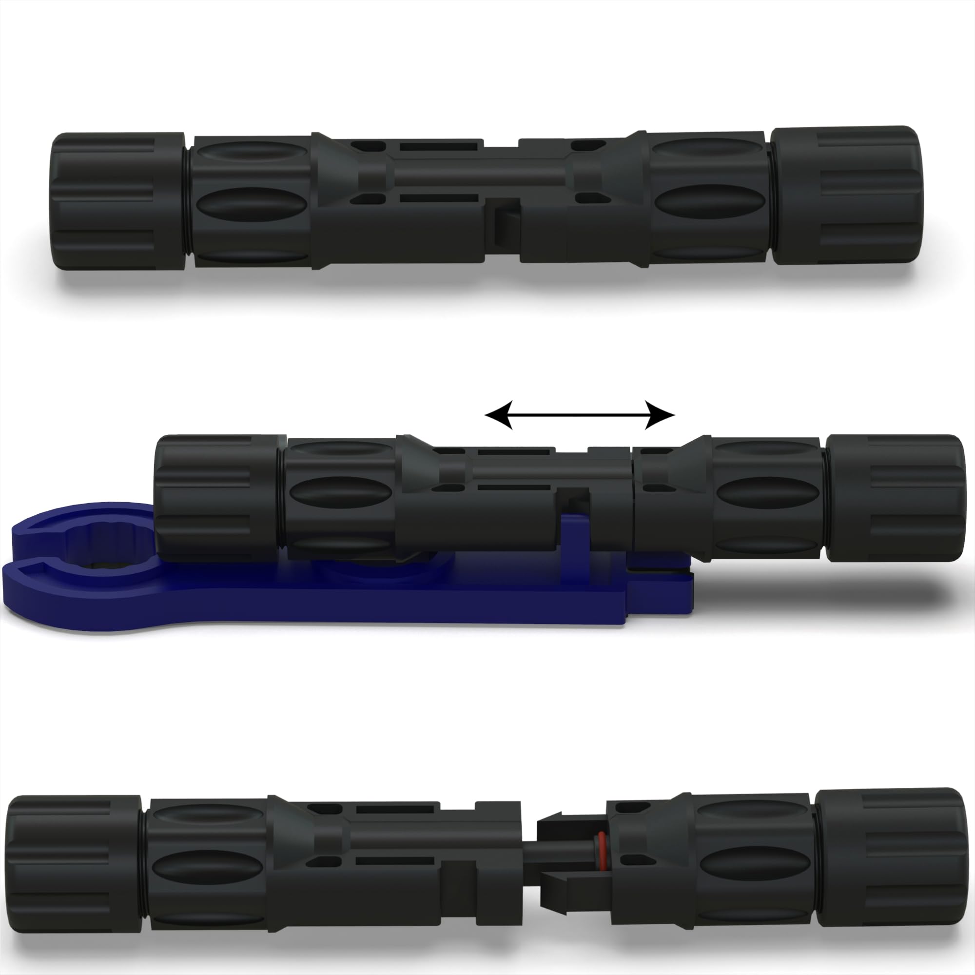 AUPROTEC 20 par wtyczek solarnych PV do kabla solarnego 2,5-6 mm², zestaw wtyczek kablowych, męskie/żeńskie, złącza fotowoltaiczne, do paneli słonecznych