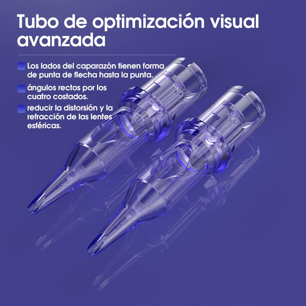 Mast Pro Agujas de Tatuaje,50 Piezas Tamaños Variados #12 1201RL 1203RL 1205RL 1207RL 1205RS 1207RS 1209RS 1207RM 1211RM 1209M, Set Desechable Round Liner Shader Magnum Para Todos Los Estilos