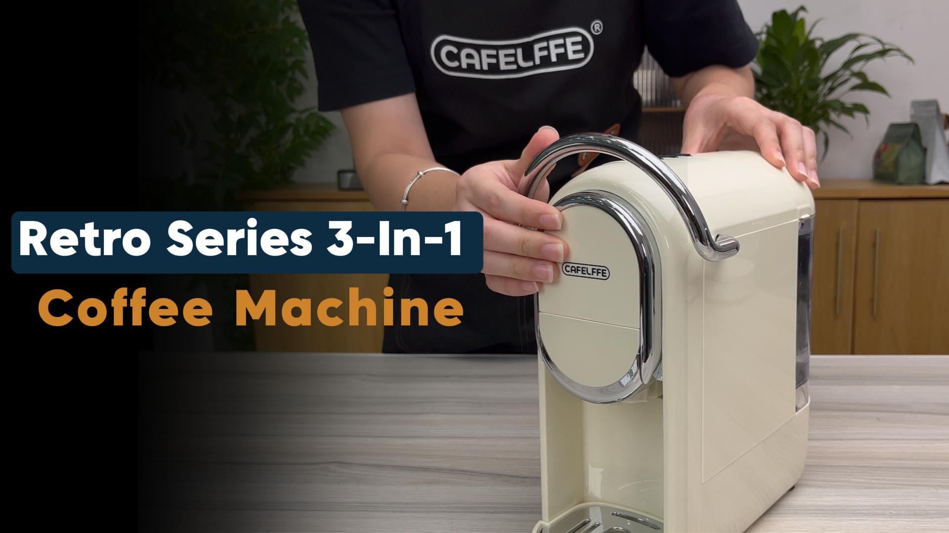 Cafelffe Automatic Capsule Coffee Machine | 19Bar Hot Cold Brew