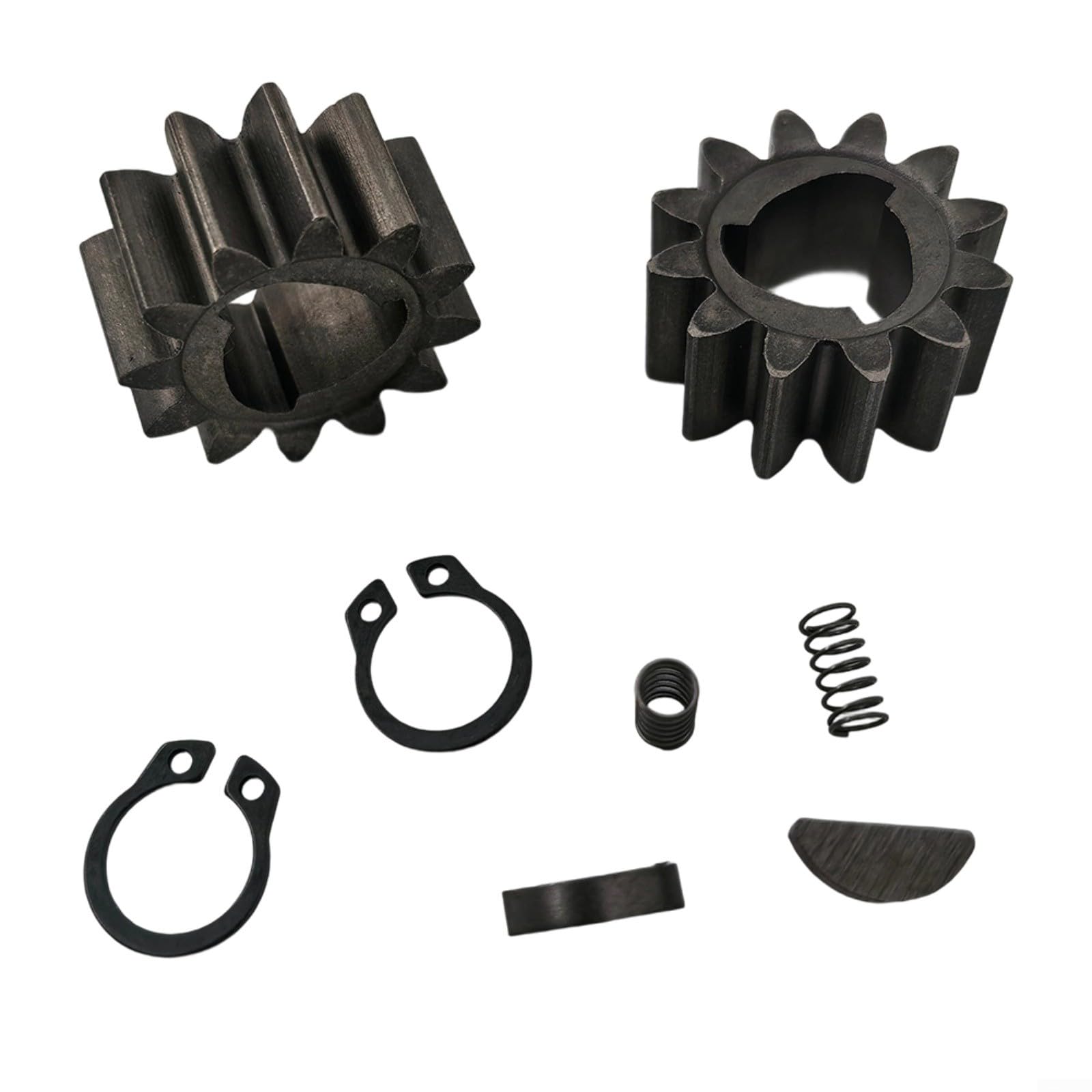 Ruote per tosaerba da 20,3 cm e kit di ingranaggi per Honda HRN216 VKA per VLA VYA, parti di ricambio a 12 denti con ingranaggi 42661-VE2-800, costruzione in plastica e gomma metallica per