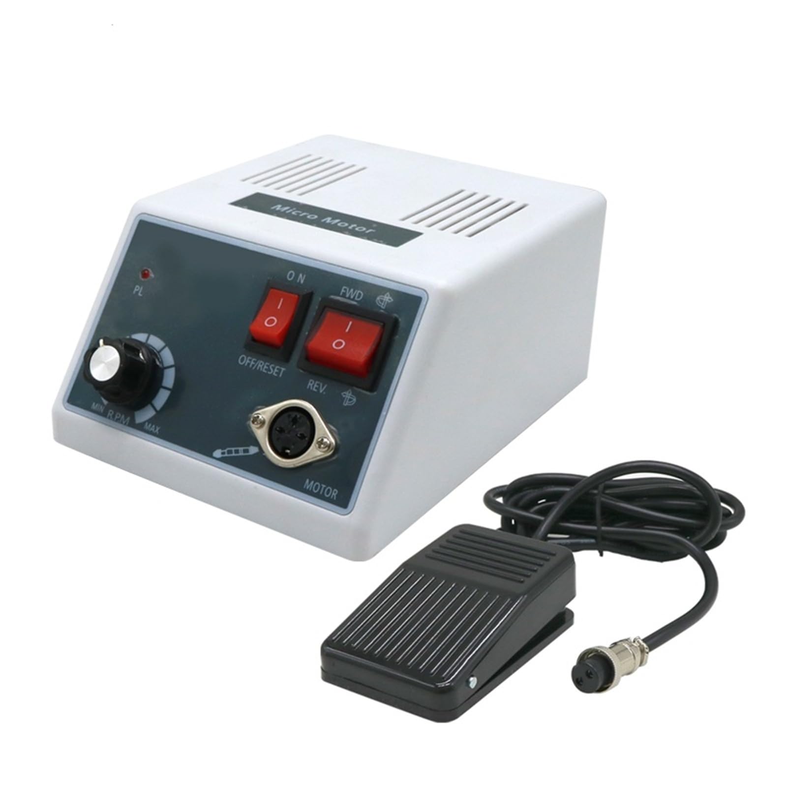 35000 U/min Professioneller elektrischer Nagelpolierer Mikromotor-Schleifmaschine Bohrmaschine Nail Art Maniküre Pediküre Ausrüstung Werkzeuge(Nail Machine Only US)