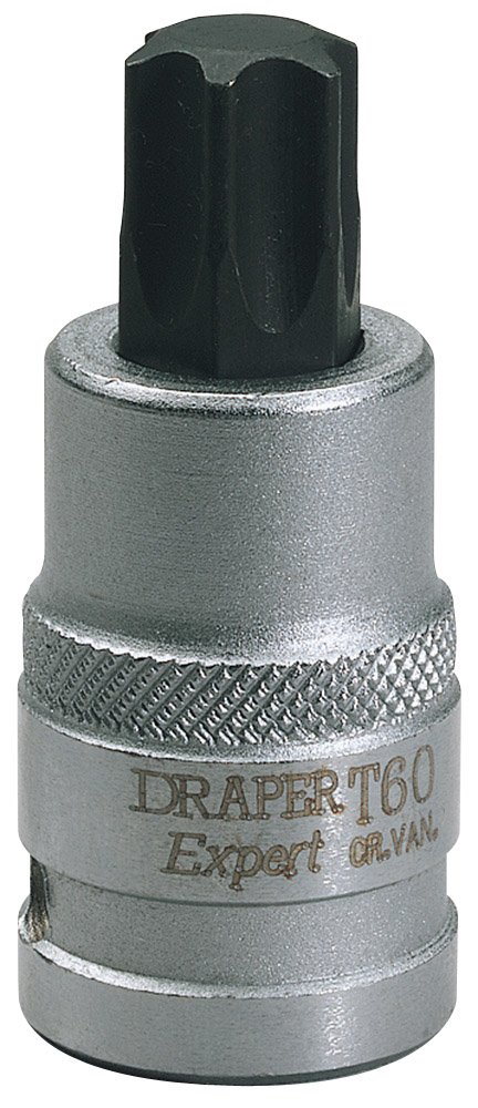 Draper H-TX/B T60 X 55mm 1/2in Square Drive TX-STAR Socket Bit