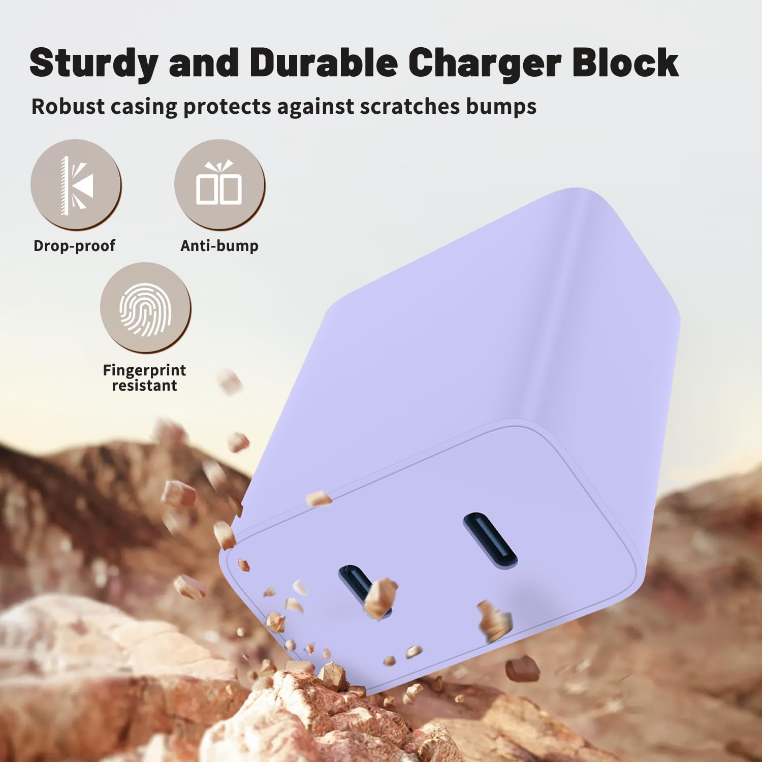 45W Dual Port Super Fast Charger with Long USB C to C Cable 10ft,Type C Wall Charger Block and Android Phone Charging Cord for Samsung Galaxy S26 Plus/S25 Ultra/S25+/S24+/S23+/S22+/S21/S20/Note 20/10+