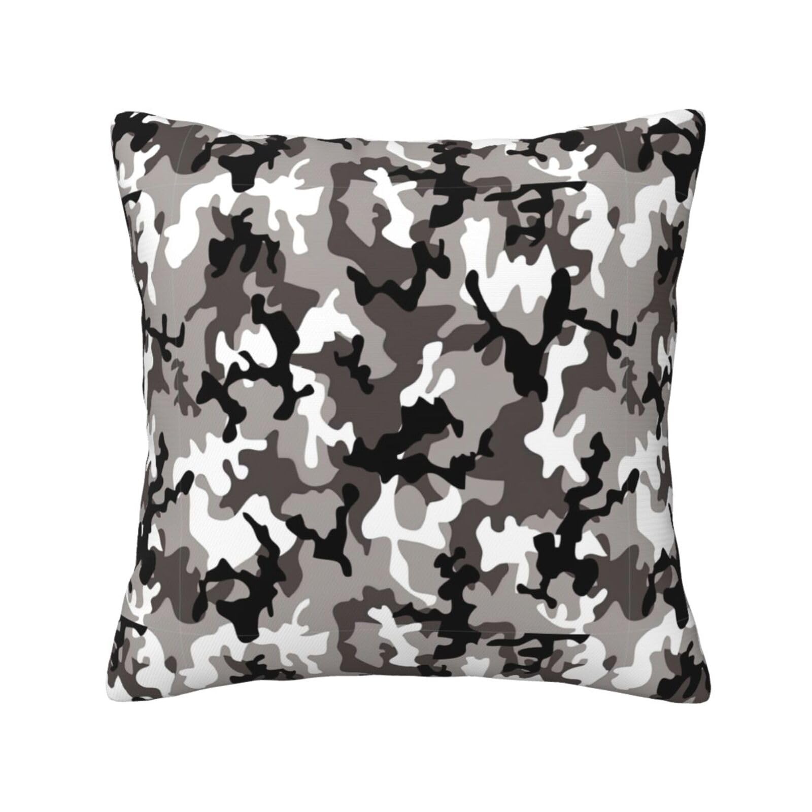 Amazon.co.jp: WURTON クッションカバー ブラック グレー ホワイト