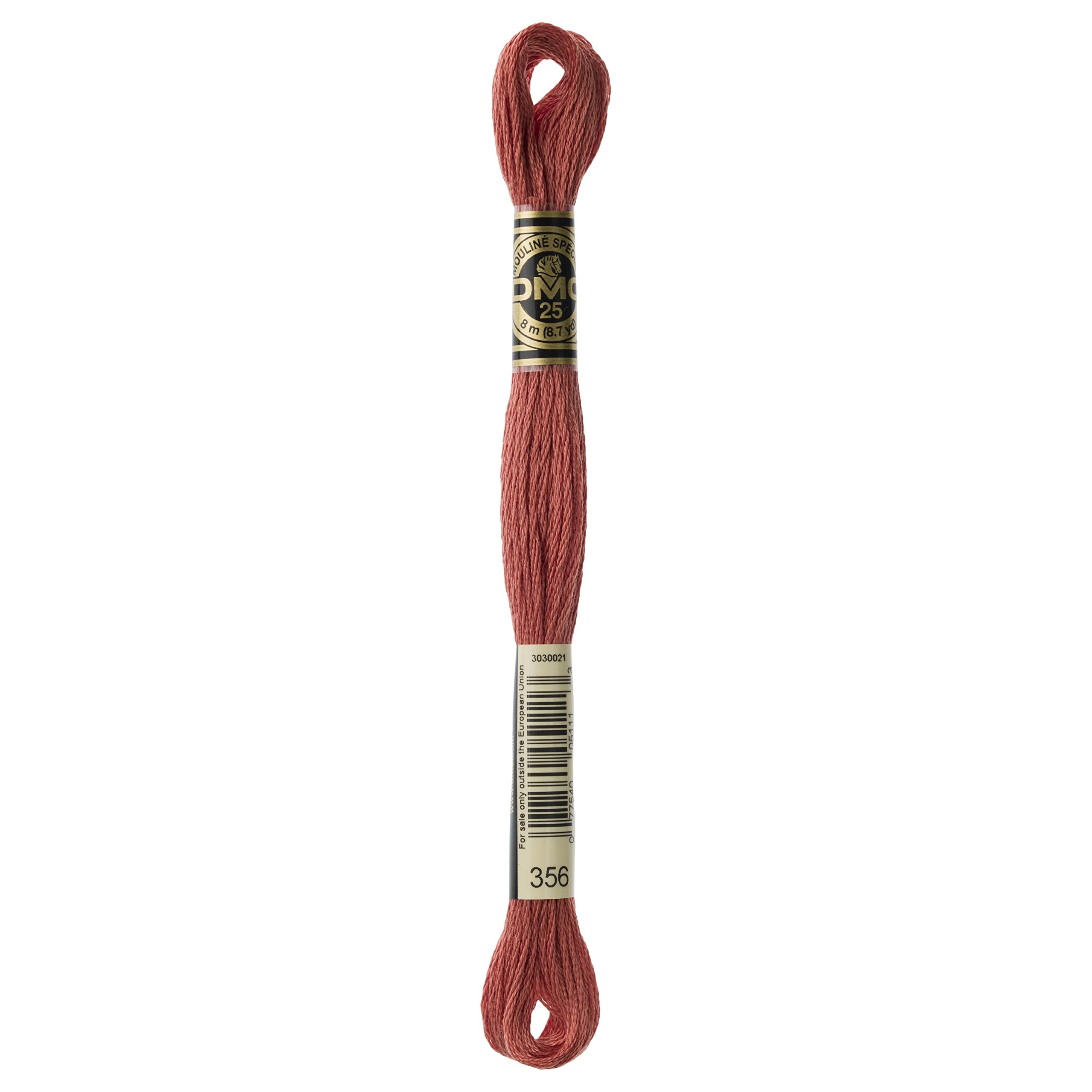DMC 6-Strand Embroidery Cotton Floss, Medium Terra Cotta