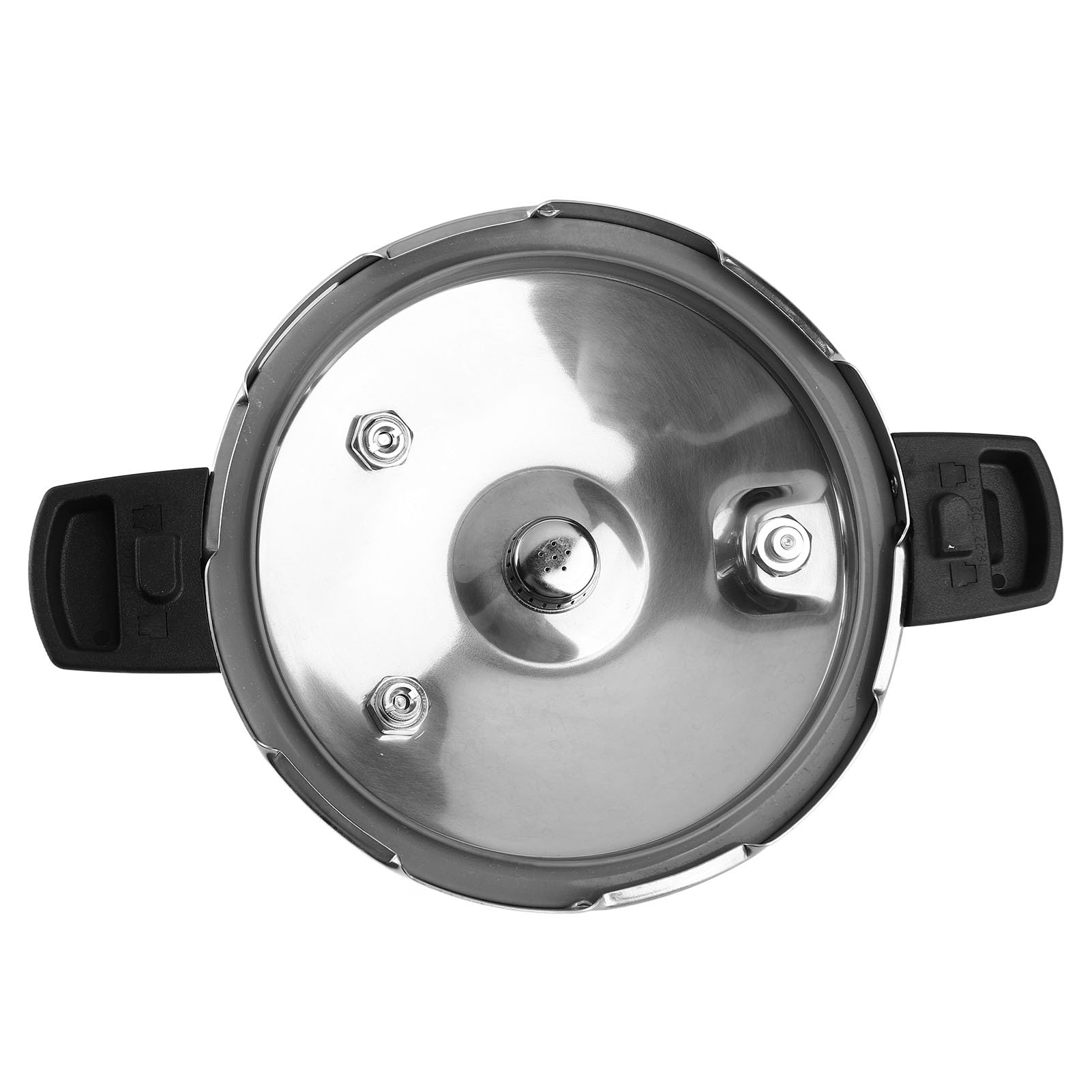 Mini olla a presión de 1.8 litros/1.6 cuartos de galón, olla a presión pequeña, olla a presión de acero inoxidable 304, mango doble seguro a prueba de explosiones apto para cocina de inducción 6