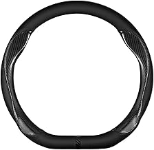 Car Steering Wheel Cover for Kia for Sportage 5 for GT Line 2021 2022 2023 2024 Microfibre Leather D Shape Car Steering Wheel Cover Car Accessories Steering Wheel Cover (D Carbon Grain)