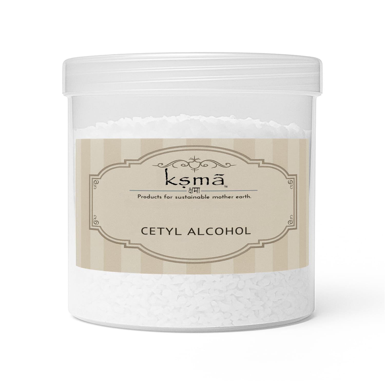 Ksma Cetyl Alcohol 250gm Cosmetic Grade Making DIY Skin Care Cosmetics, Soaps - Thickeners, Emulsifiers & Moisturizer