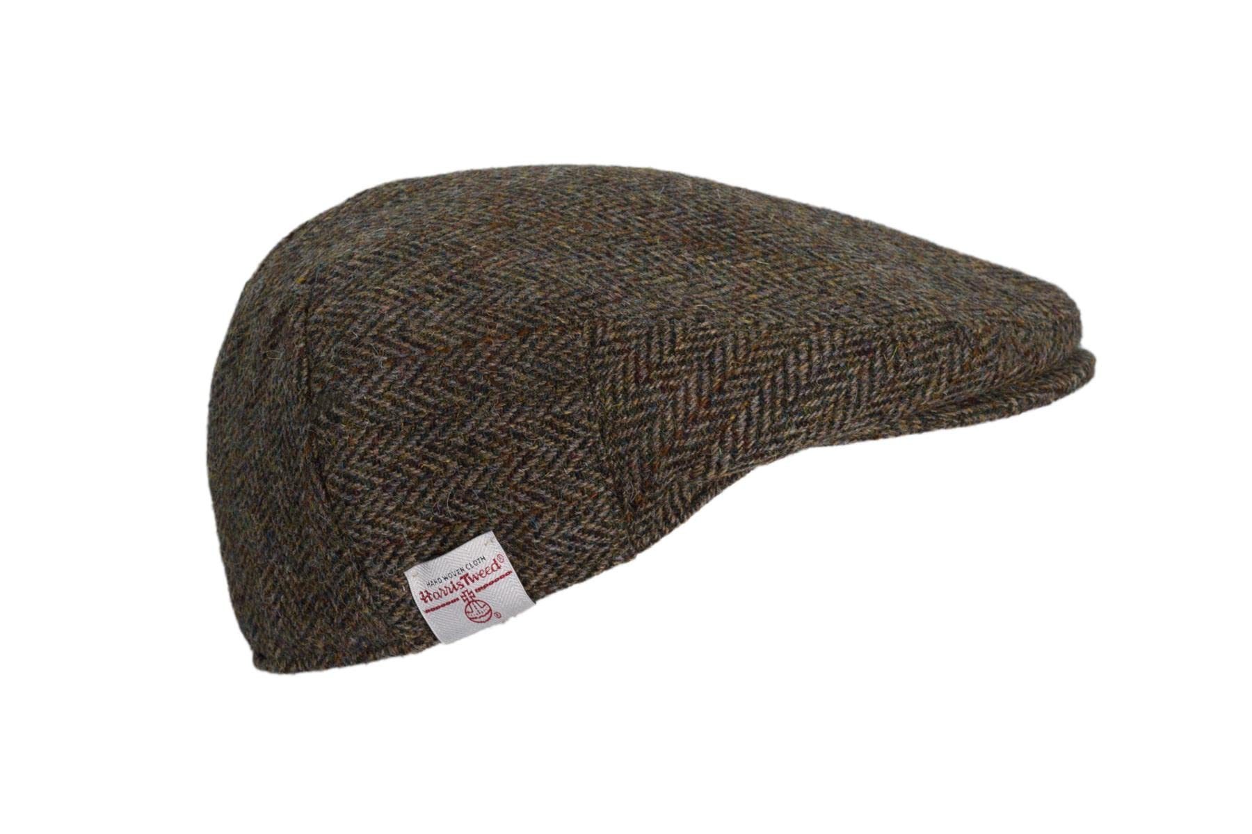 WALKER AND HAWKES - Cappello Piatto Harris Tweed Oakmoor
