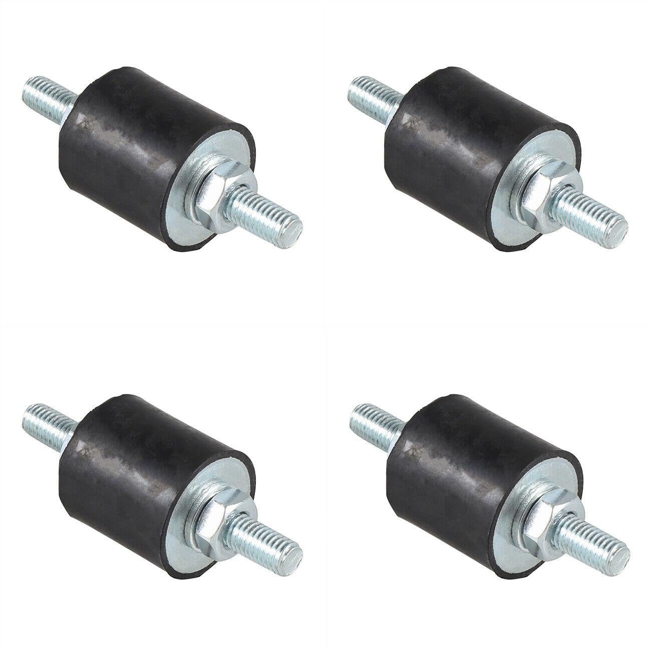 for 4pcs Anti-Vibration Rubber Isolator Mounts with Studs Shock Absorber, M8-1.25