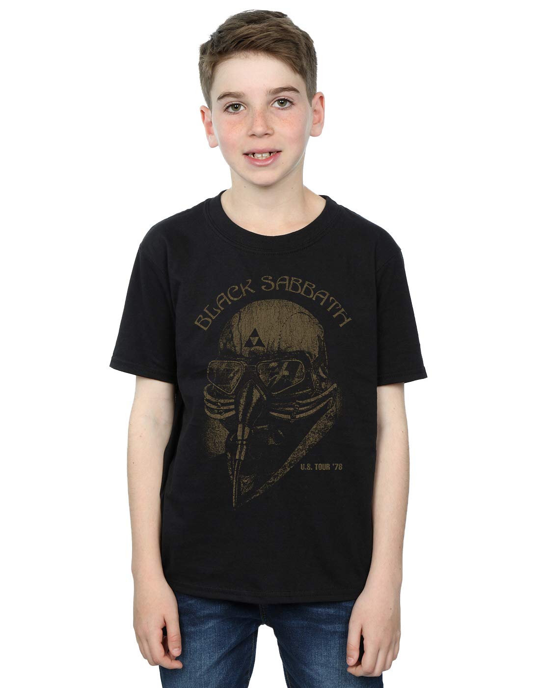 Black Sabbath Boys Tour 78 T-Shirt 5-6 Years Black
