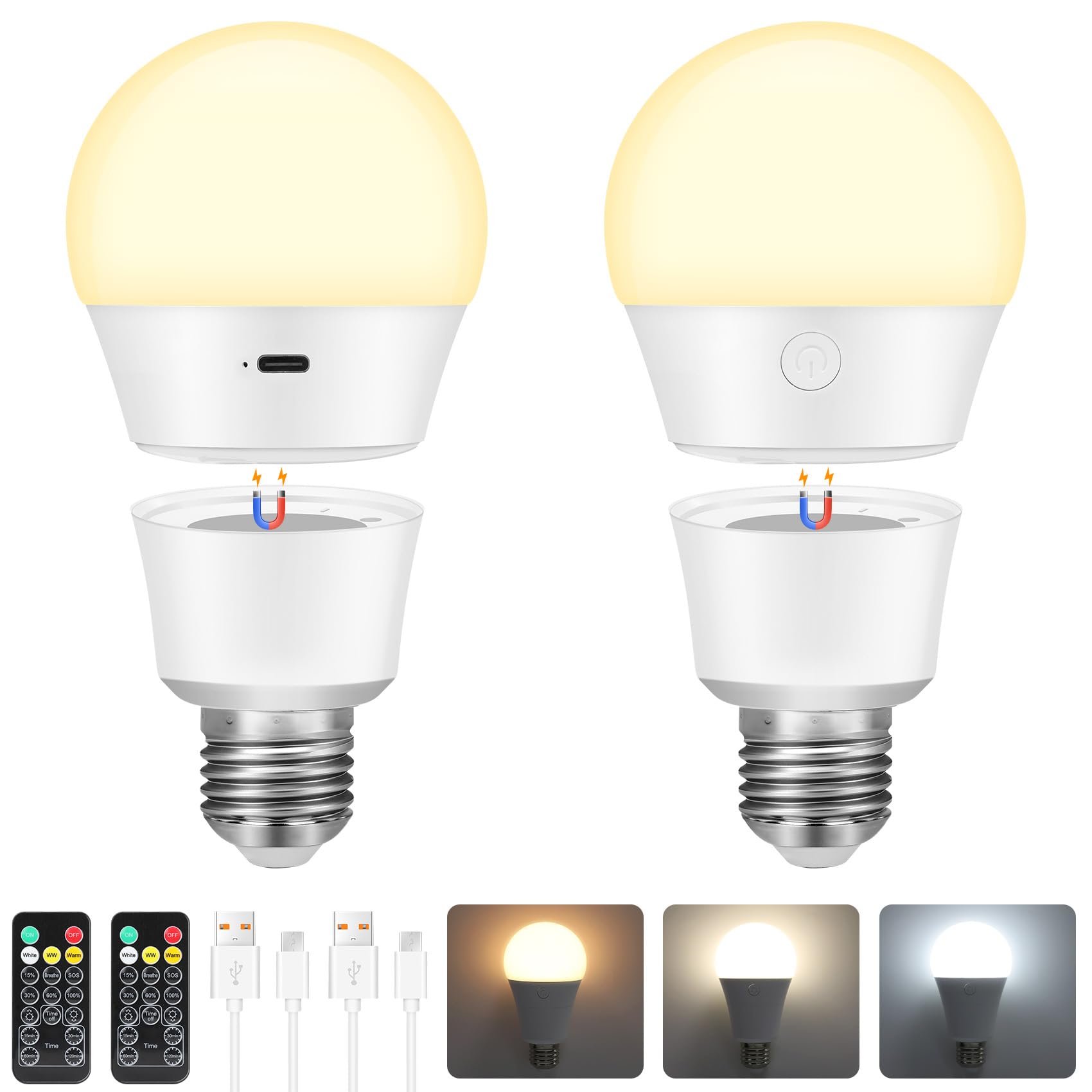 LED Light Bulbs (Modern(3CCT))