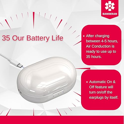 Miniatura 3 de Amplificador auditivo inteligente, mini auriculares para mayor claridad de sonido, reducción de ruido y comodidad, color blanco