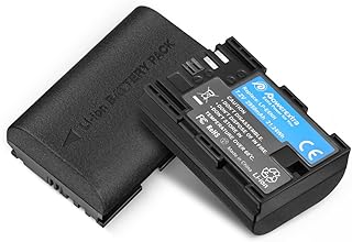 Powerextra LP-E6NH High Capacity Batteries 2950mAh Compatible with Canon LP-E6NH Battery and R5 R6 90D 60D 70D 80D 5D II 5D III 5D IV 5Ds 6D 6D II 7D 7D Mark II Cameras