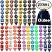 Outee 140 Pcs Polyhedral Dice Set DND Dice 20 Color Complete Dice and Dice Sets for MTG RPG Dice Game with 1 Big Pouch