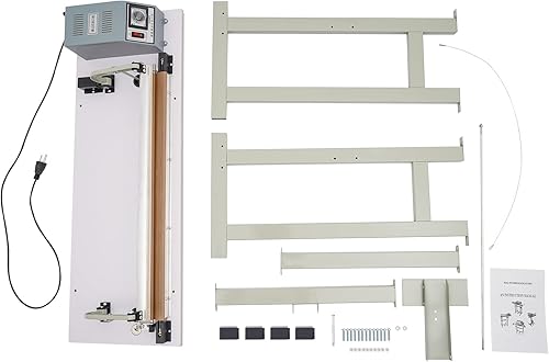 Miniatura 5 de Máquina de sellado térmico de pedal de pie,Máquina de sellado de bolsas de plástico de 22.83", Máquina de sellado térmico de 110V 850W para uso