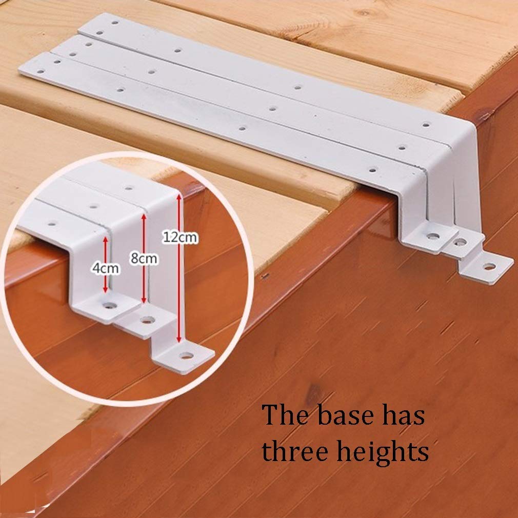 Barrera De Cama Protector Lateral De Seguridad Plegable para Personas Mayores, Protector De Cama para Adultos Barra De Parachoques con Agarre De Metal Barandilla Lateral De Cama (A