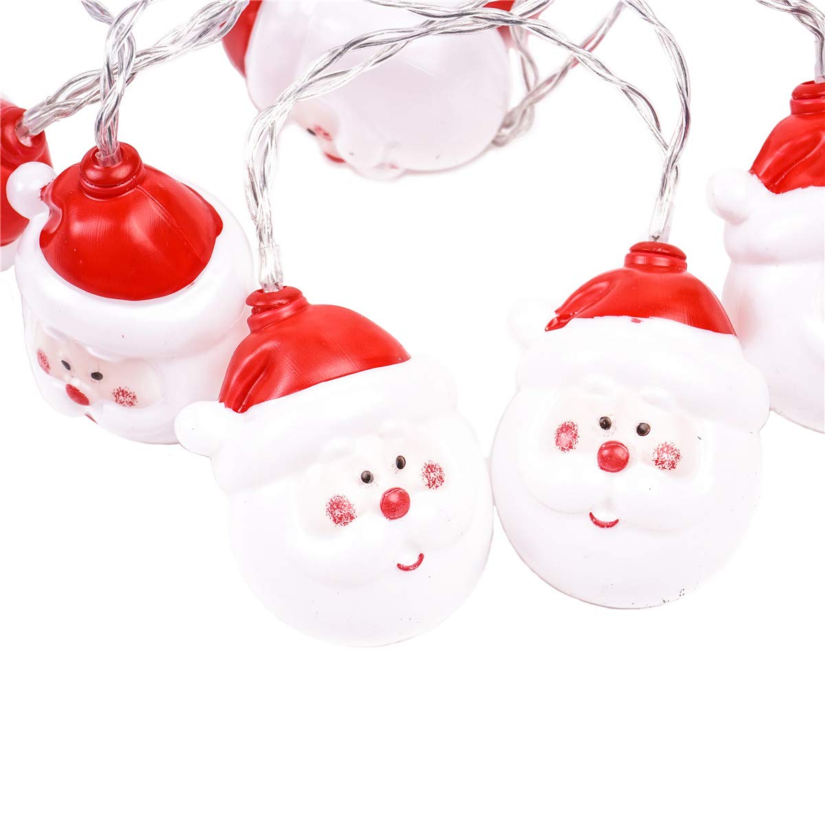 Santa Claus Christmas string Lights 1.5M 10 LED Lights Fairy Light Battery Powered Christmas Party Decorations Home Decor