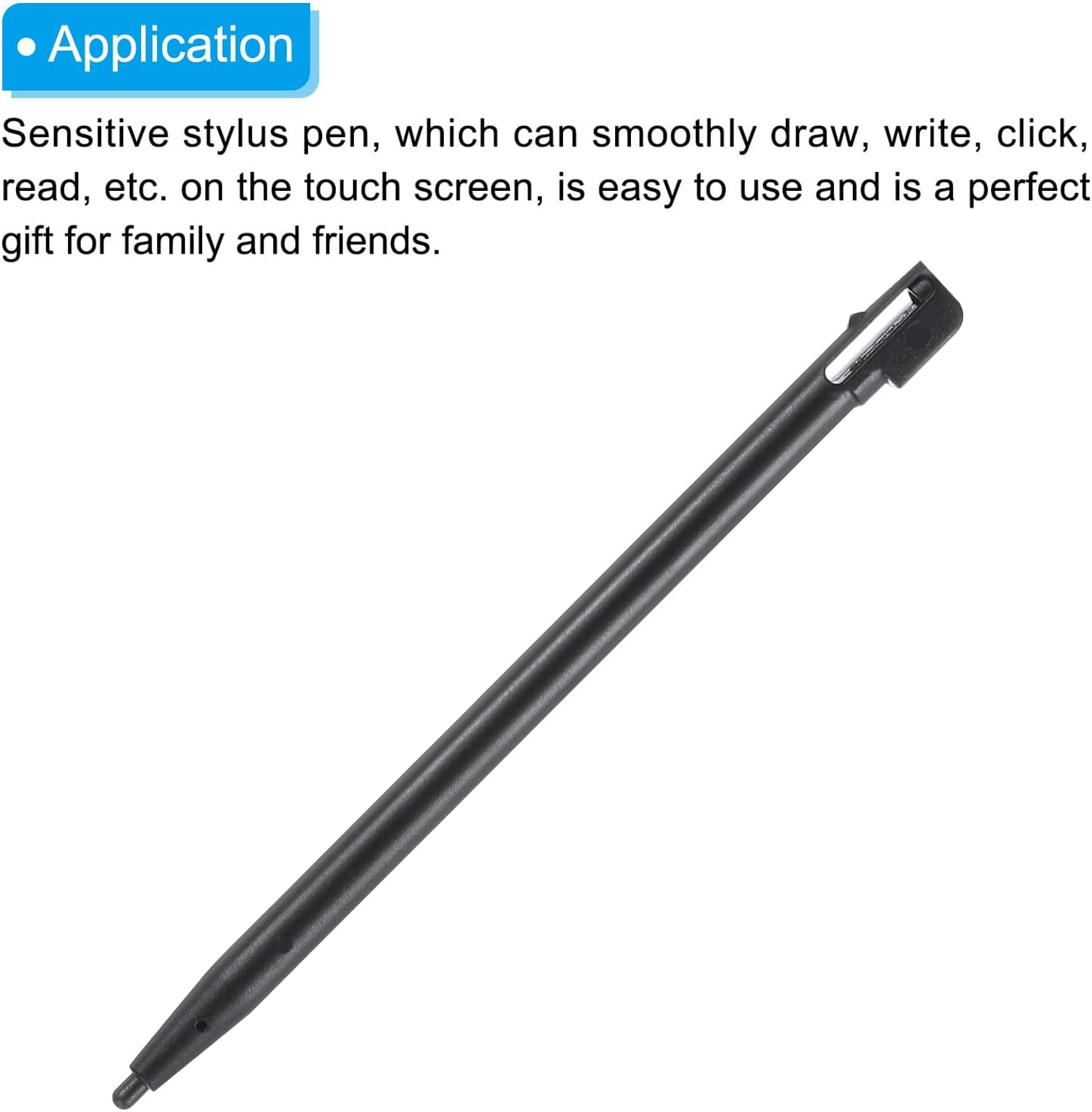 MECCANIXITY 30pcs Resistive Touch Screens Pens Universal Resistance Pen for Car Navigation GPS POS, Black
