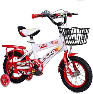FUFU Kids Bike Kids Bikes, Sizes 12", 14", 16", 18", With Stabilizer And Bracket Bicycle，Blue, Red
