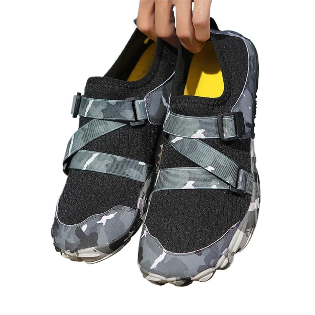 Scarpe da Nuoto Antiscivolo Unisex for Esterni Scarpe da Spiaggia estive Scarpe da Uomo Aqua Scarpe da Yoga Fitness da Donna Scarpe tozze per Sport(Black,45)
