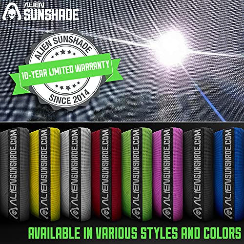 Alien Sunshade Jeep Wrangler Jku (2007-2018) – Front & Rear Mesh Sun Shade For Jeep Jk Unlimited - Blocks Uv, Wind, Noise - Bikini Jkini Top Cover For Sport, Sport S, Sahara, Rubicon (Purple) #TOP5