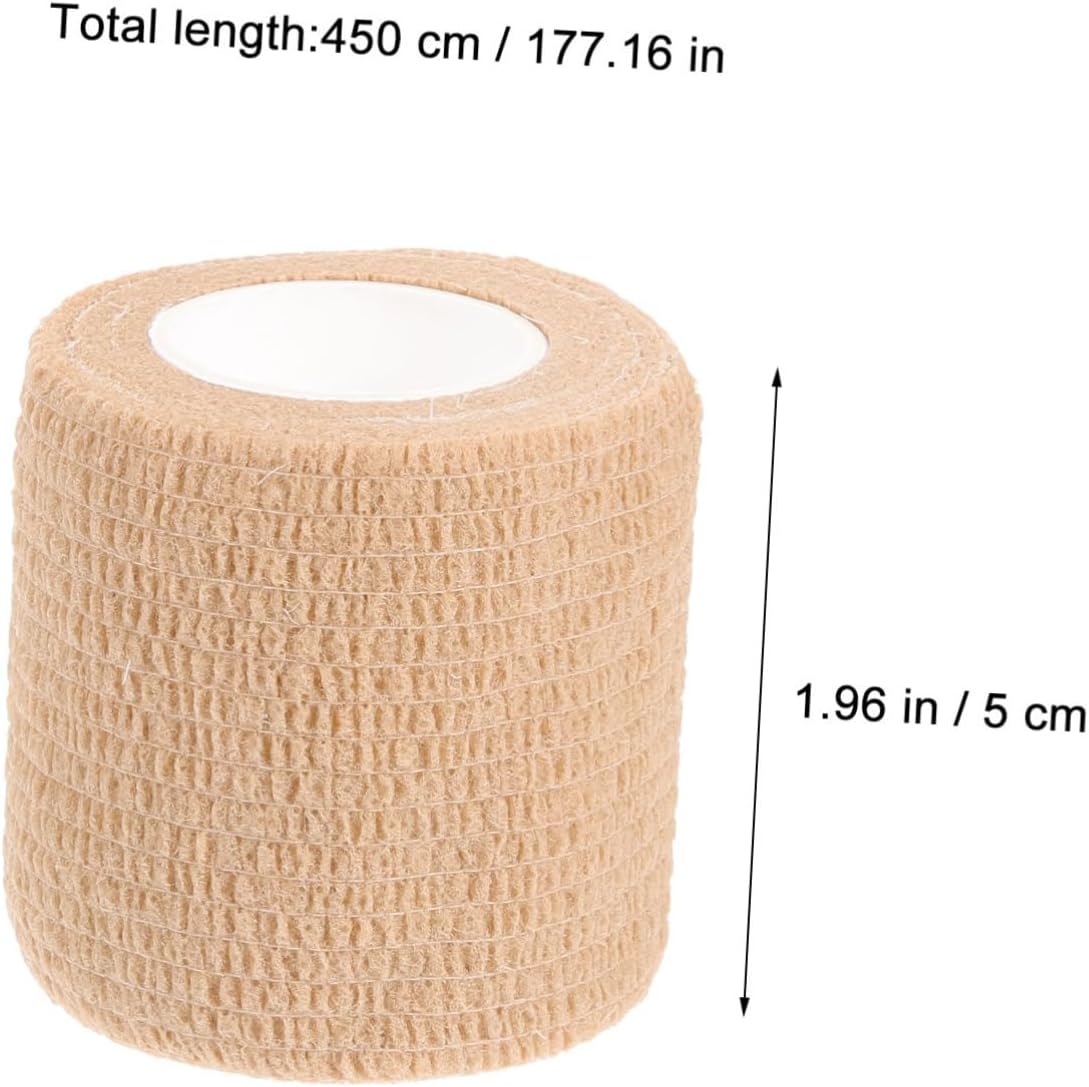 6pcs Elastic Self-Adhesive Sports Bandages Stretchable Breathable Wrap for Joints Knee and Wrist Support for First Aid and Fitness Activities