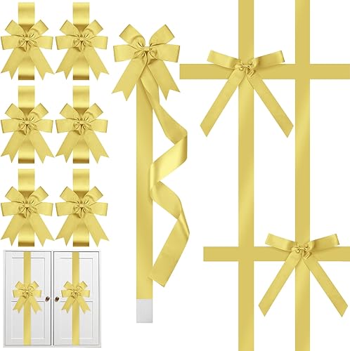 14 cintas para puerta de gabinete de San Patricio para puerta de Pascua, lazos para gabinete, corona de Navidad, decoraciones de envoltura para