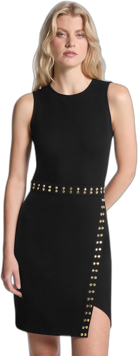 Michael Kors Minivestido sin mangas Astor Stud para mujer