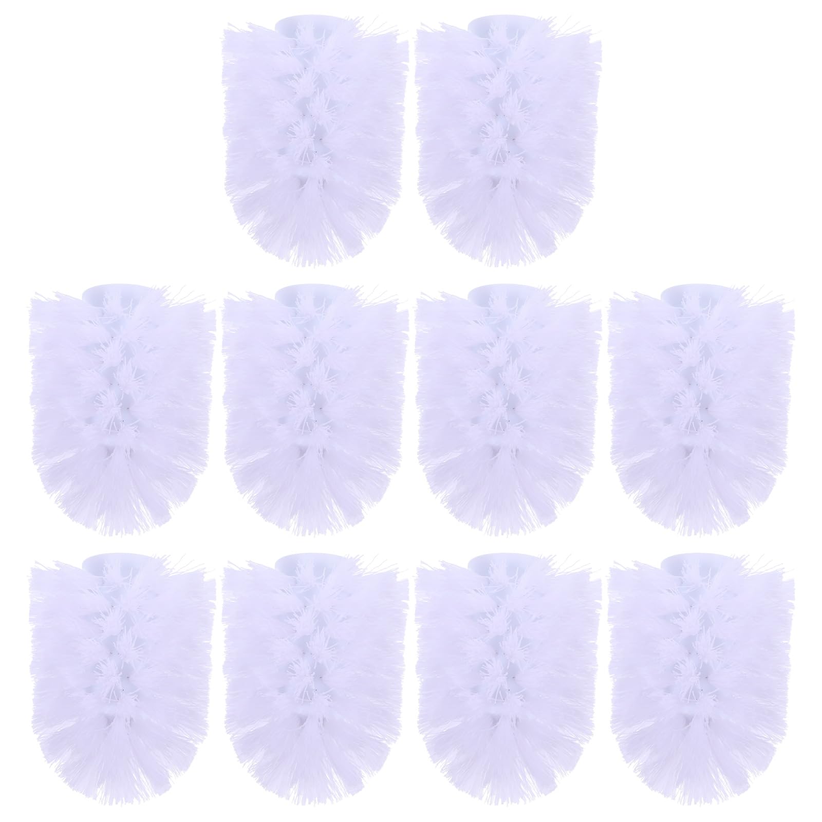 Têtes de brosse WC poils serrés UKCOCO pour un récurage en profondeur de la cuvette